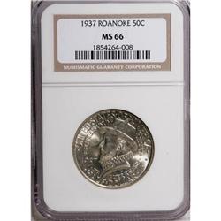 1937 50C Roanoke MS66 NGC