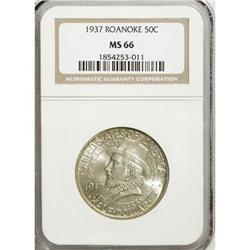 1937 50C Roanoke MS66 NGC