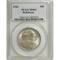 1936 50C Robinson MS65 PCGS