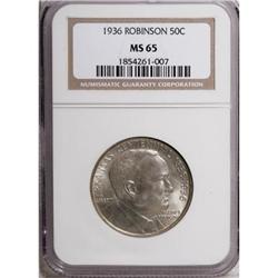 1936 50C Robinson MS65 NGC