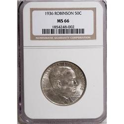 1936 50C Robinson MS66 NGC
