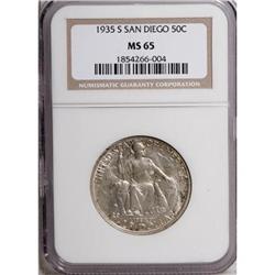 1935-S 50C San Diego MS65 NGC