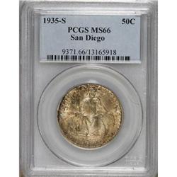 1935-S 50C San Diego MS66 PCGS