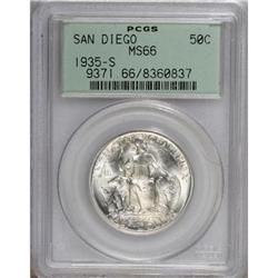 1935-S 50C San Diego MS66 PCGS