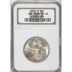 1935-S 50C San Diego MS66 NGC