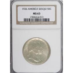 1926 50C Sesquicentennial MS63 NGC
