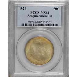 1926 50C Sesquicentennial MS64 PCGS