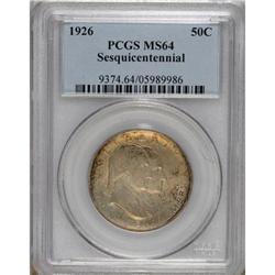 1926 50C Sesquicentennial MS64 PCGS