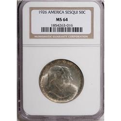 1926 50C Sesquicentennial MS64 NGC