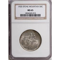1925 50C Stone Mountain MS65 NGC 1925 50C Stone Mountain MS65 NGC.