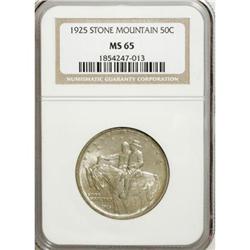 1925 50C Stone Mountain MS65 NGC