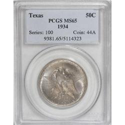 1934 50C Texas MS65 PCGS