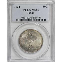 1934 50C Texas MS65 PCGS
