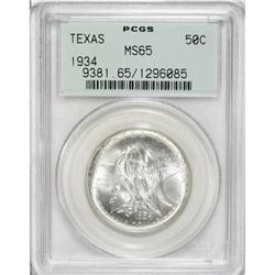 1934 50C Texas MS65 PCGS