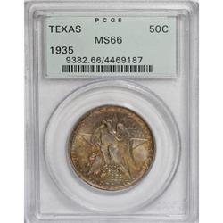 1935 50C Texas MS66 PCGS