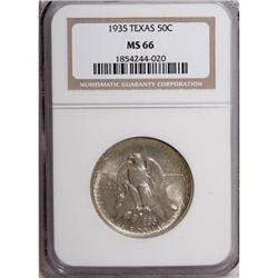 1935 50C Texas MS66 NGC