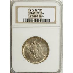 1935-D 50C Texas MS66 NGC