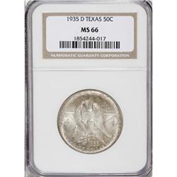 1935-D 50C Texas MS66 NGC