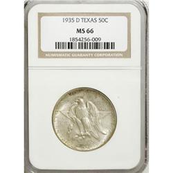 1935-D 50C Texas MS66 NGC