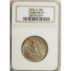 1935-D 50C Texas MS67 NGC