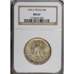 1935-S 50C Texas MS67 NGC