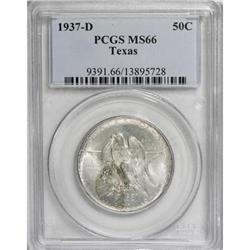 1937-D 50C Texas MS66 PCGS