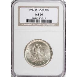 1937-D 50C Texas MS66 NGC