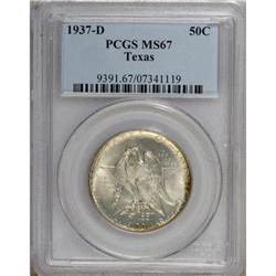1937-D 50C Texas MS67 PCGS