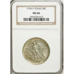 1938-D 50C Texas MS66 NGC