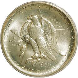 1938-S 50C Texas MS64 PCGS