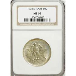 1938-S 50C Texas MS66 NGC
