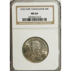 1925 50C Vancouver MS64 NGC