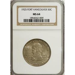 1925 50C Vancouver MS64 NGC