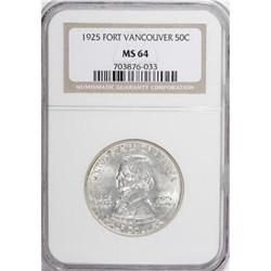 1925 50C Vancouver MS64 NGC
