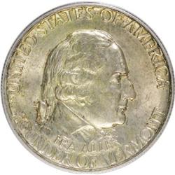 1927 50C Vermont MS64 PCGS