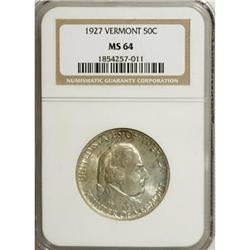 1927 50C Vermont MS64 NGC