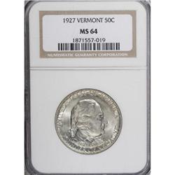 1927 50C Vermont MS64 NGC
