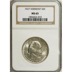 1927 50C Vermont MS65 NGC