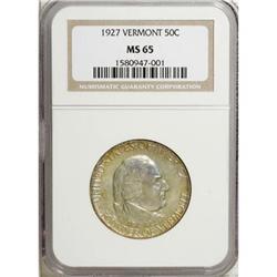 1927 50C Vermont MS65 NGC