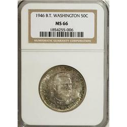 1946 50C Booker T. Washington MS66 NGC