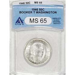 1946 SET Booker T. Washington PDS Set MS65 ANACS