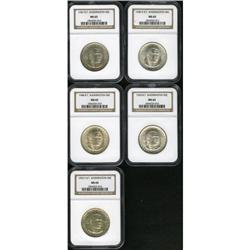 1947 50C Booker T. Washington MS65 NGC