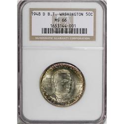 1948-D 50C Booker T. Washington MS66 NGC