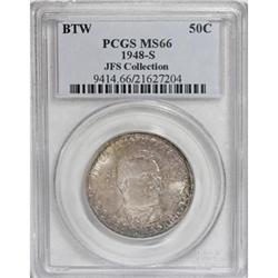 1948-S 50C Booker T. Washington MS66 PCGS