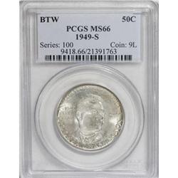 1949-S 50C Booker T. Washington MS66 PCGS
