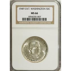 1949-S 50C Booker T. Washington MS66 NGC