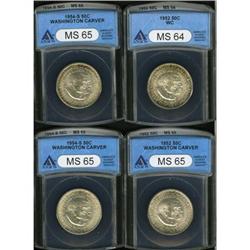 1952 50C Washington-Carver MS64 ANACS