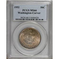 1952 50C Washington-Carver MS66 PCGS