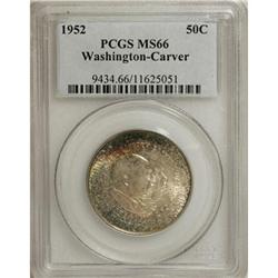 1952 50C Washington-Carver MS66 PCGS
