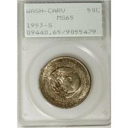 1953-S 50C Washington-Carver MS65 PCGS